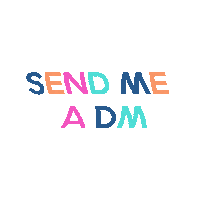 ilissaandco message dm send me a dm send me a message Sticker