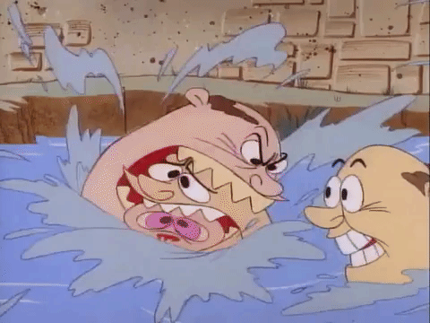 ren and stimpy nicksplat GIF