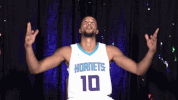 basketball wink GIF by Charlotte Hornets