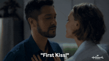 First Kiss Love GIF by Hallmark Channel