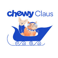 Chewy Claus Sticker by Chewy