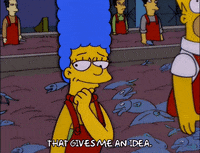 homer simpson fish GIF
