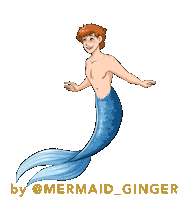 The Little Mermaid Pride Sticker by Mermaid Ginger, The Koi Queen