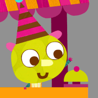 olobobtop happy funny fun animation GIF