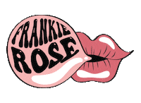 Bubble Gum Lips Sticker by FrankieRose
