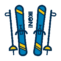 Icon Ski Sticker by ikonpass