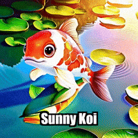 Koi Fish Sun GIF by TheConfishius