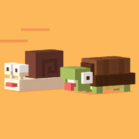 weekend race GIF by Crossy Road