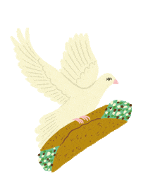 Dove Flying Sticker by Seattle Chocolate