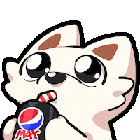 Eyes Drinking Sticker