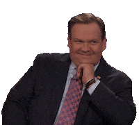 andy richter shrug Sticker by Team Coco