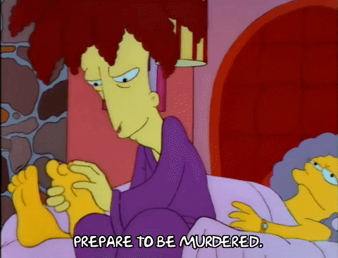 Massaging Season 3 GIF by The Simpsons