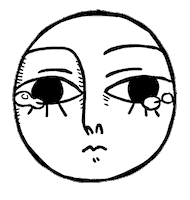 lisedavy sad tears sadness triste Sticker