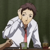 Sad Persona 4 GIF
