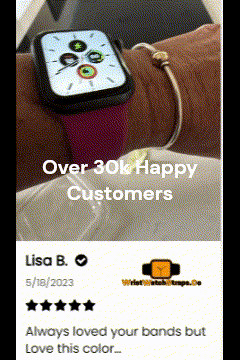 wristwatchstraps giphyupload apple watch happy customers GIF