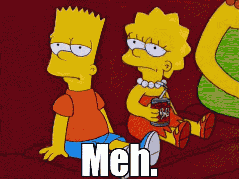 meh simpsons GIF