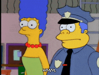 Confused Season 4 GIF by The Simpsons