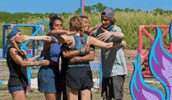 Group Hug Friends GIF by Survivor CBS