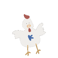 Bird Chicken Sticker