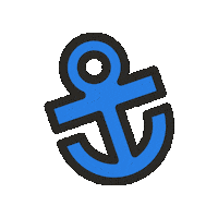 maevechocolate beach ocean anchor san juan Sticker