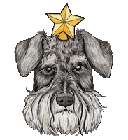 artbymr schnauzer studioghibli minischnauzer miniatureschnauzer Sticker