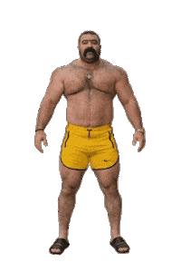 Gay Muscle Sticker by Database數據