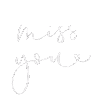 Miss You Love Sticker