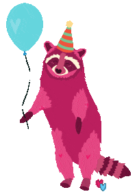 MalzPalz happy party celebrate balloon Sticker