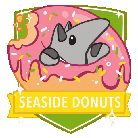 Donut Seaside Sticker