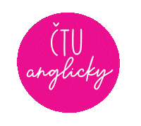 Čtu Anglicky Sticker