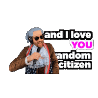 I Love You Too Superhero Sticker
