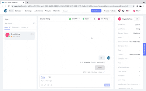 SleekFlow giphyupload teamwork collaboration collaborator GIF