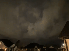 Storm Clouds Loom Over Jonesboro Amid Tornado Emergency in Arkansas