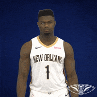 Flexing Zion Williamson GIF by New Orleans Pelicans