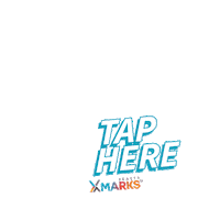 Tap Here Xavier Marks Sticker by XMarks