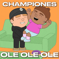 Happy Champions League GIF by OneFootball Heads