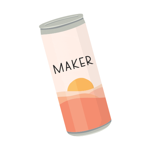 makerwine wine rose maker wine time Sticker