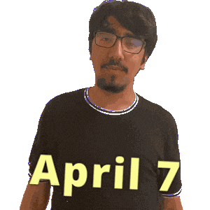 April 7 Sticker