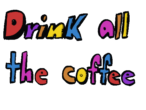 All The Things Coffee Sticker by jakemartella