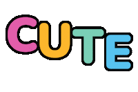Youre Cute Love It Sticker