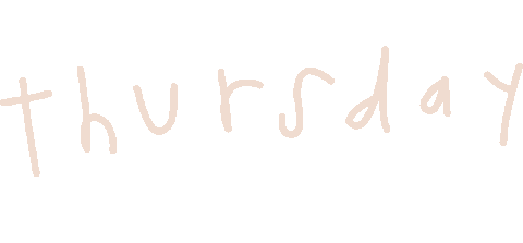 Days Of The Week Thursday Sticker