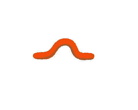 Earth Snake Sticker by Elise Miguel