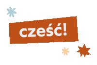 Cześć Sticker by Anna Sudoł