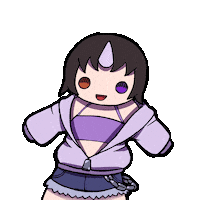 Happy Jump Sticker