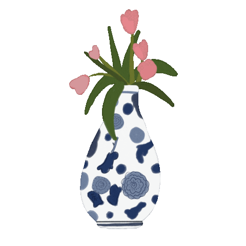 Pink Flowers Sticker