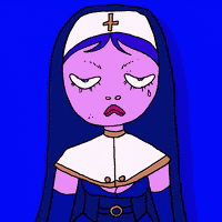 olivroe halloween busted nun acab GIF