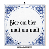 Bier Nl Sticker by Tegelspreuken.nl