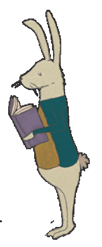 Bunny Books Sticker by Tussen de Kaften