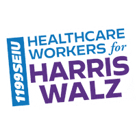 Kamala Harris Unions Sticker by 1199SEIU