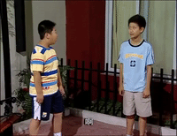 home with kids what GIF